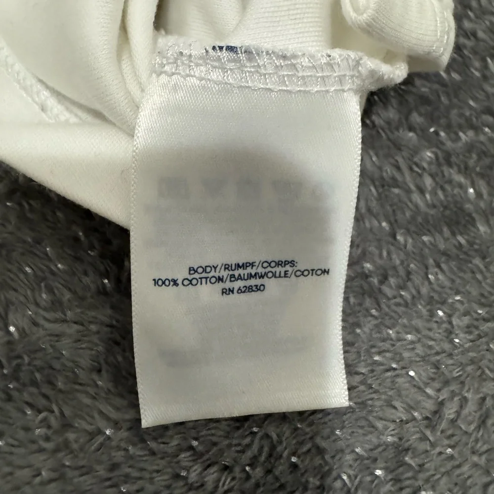 Women's White Turtleneck Top